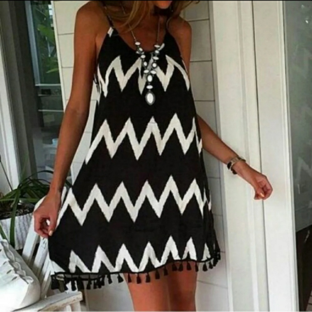 Chevron Swim Cover Up
